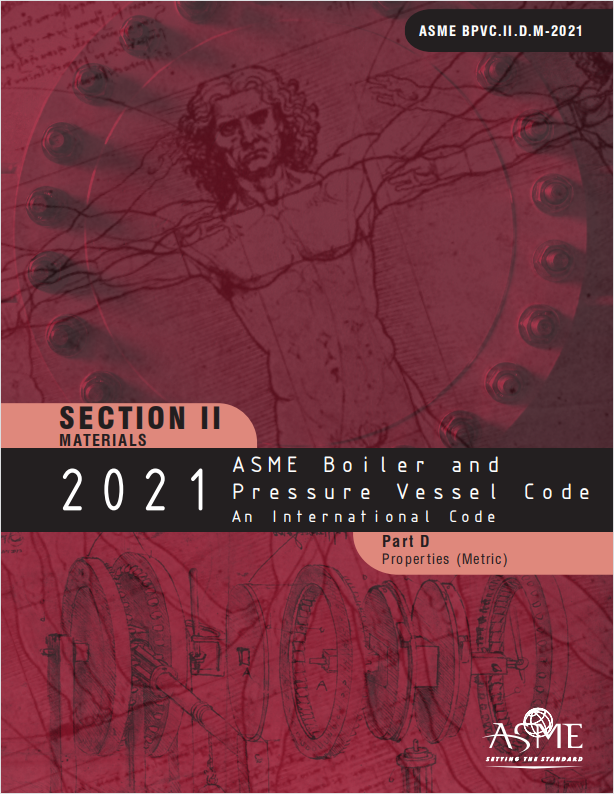 ASME BPVC.II-2021 SET METRIC
